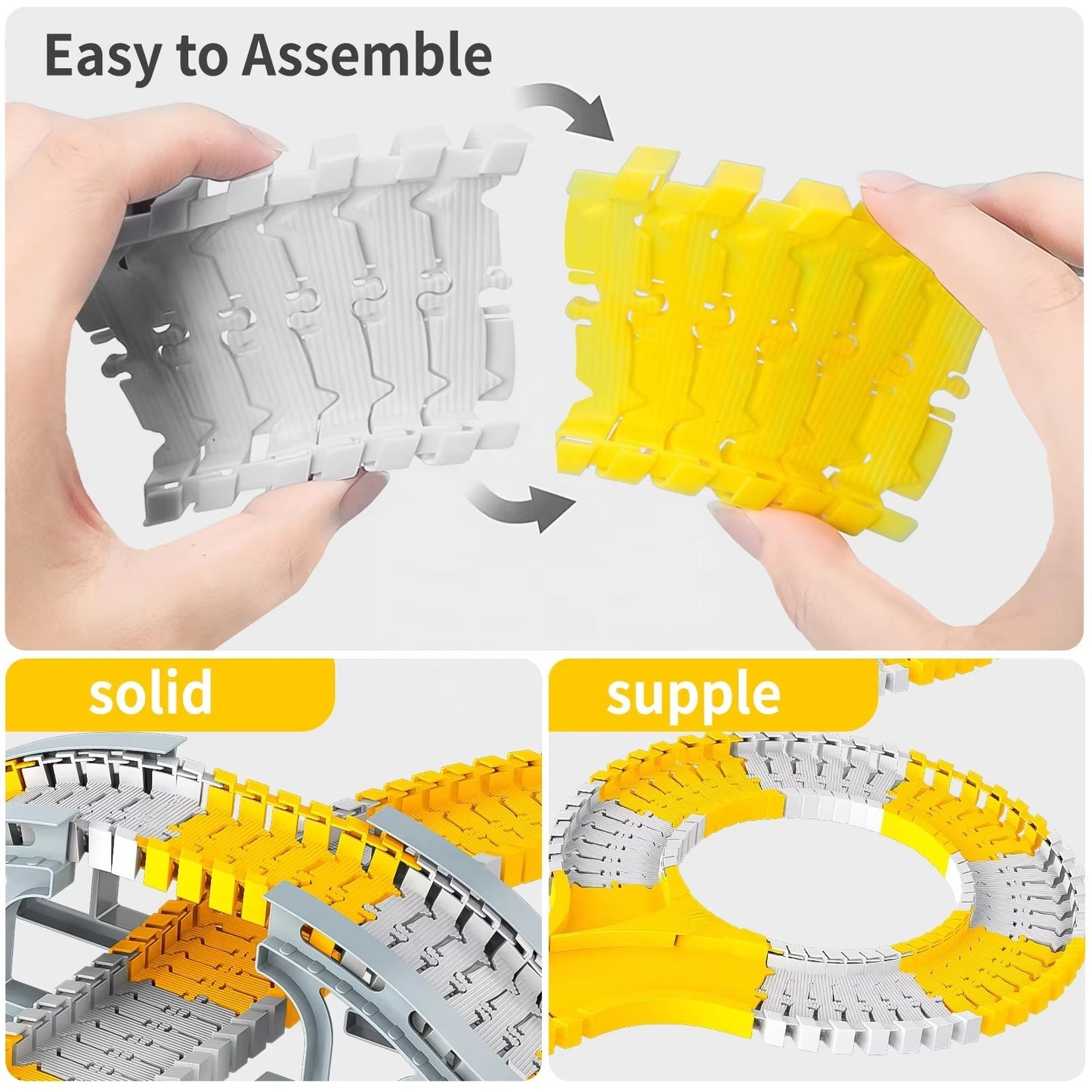 Multi Functional Children's Puzzle Assembly Track Toy