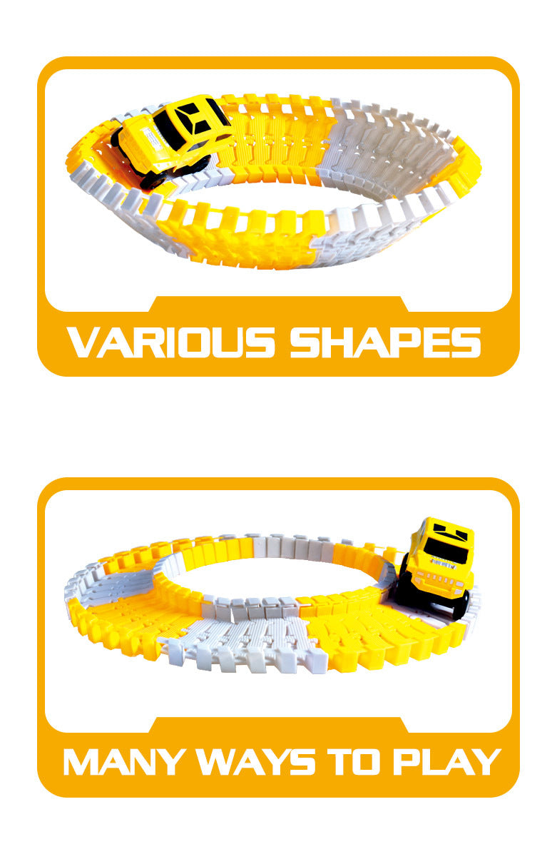 Multi Functional Children's Puzzle Assembly Track Toy